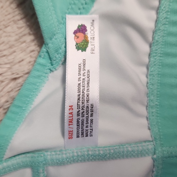 Fruit of the Loom Front Closure Sports Bras - Picture 4 of 4